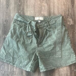 Olive Green Women's Shorts